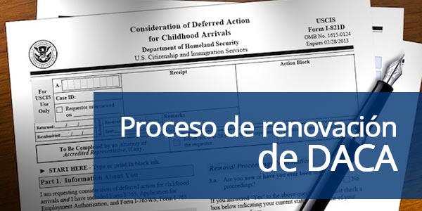 renovar DACA renovación