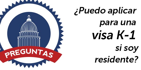 ¿Puedo aplicar para una visa K-1 si soy residente o no soy ciudadano?